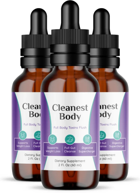 Three bottles of Cleanest Body